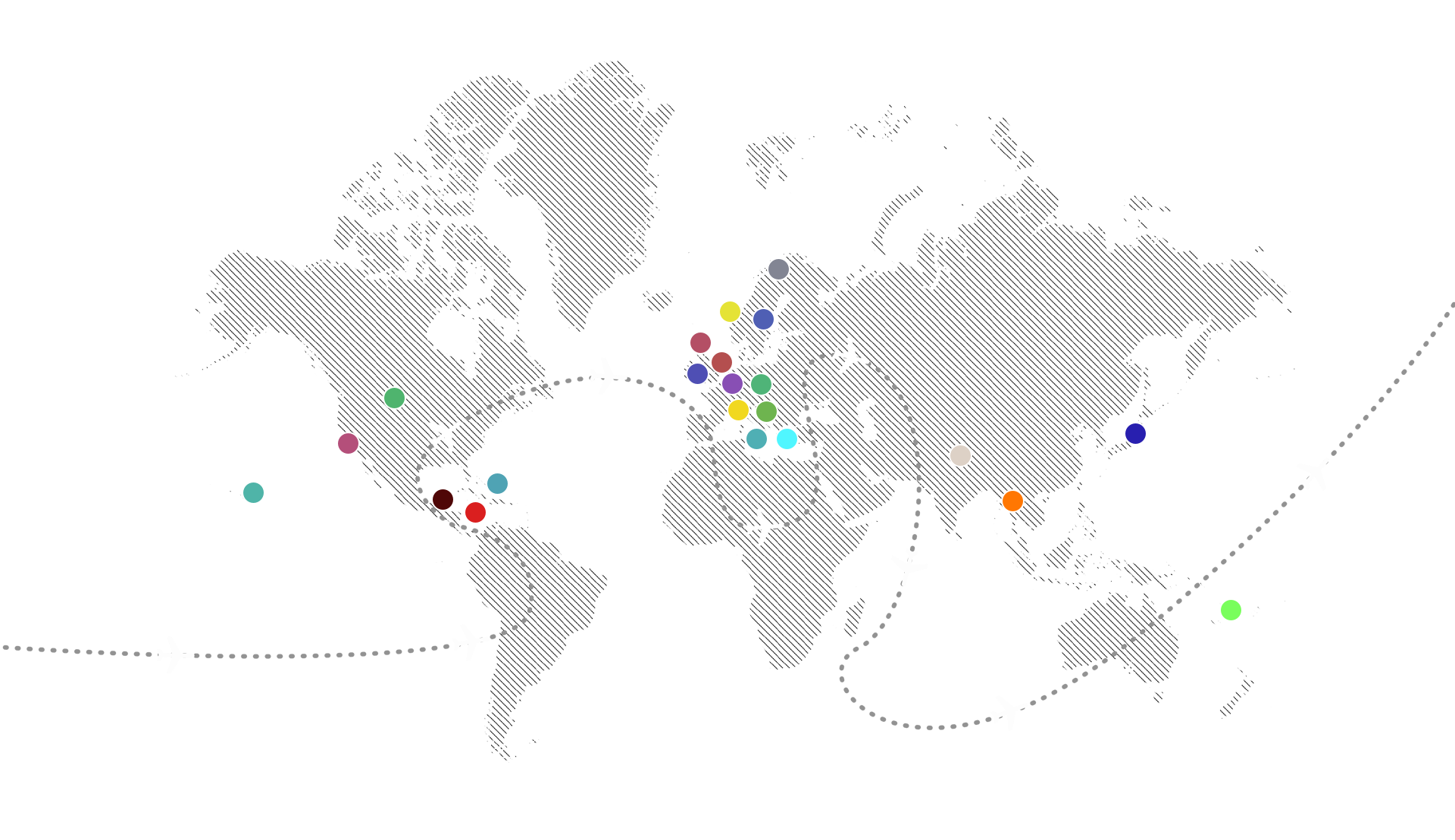 Updated Map with Countries